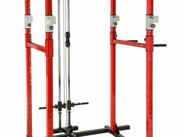 POWER STATION FITNESS STATION POWER RACK POWER CAGE | PULL UP DOUBLE BAR | ROBUST FRAME MADE OF STEEL TUBE MODELS