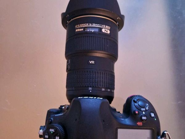 Nikon d850 & nikkor 16-35mm f/4g ed vr