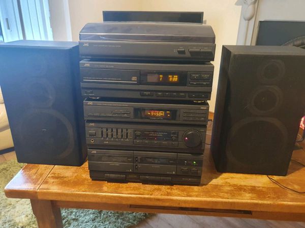Jvc deck amplifier speakers cd record player