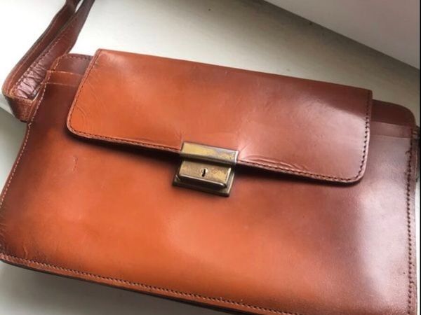 Leather Wrist/ Clutch Bag