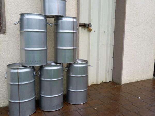 25lt stainless Steel drums,