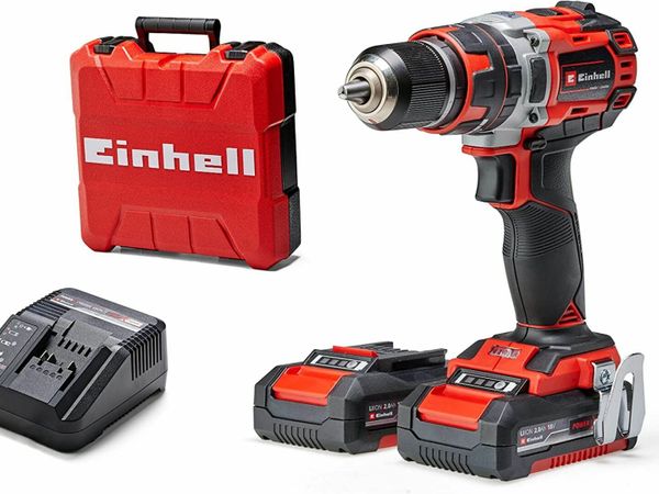 Einhell Power X-Change 50Nm Cordless Drill Driver With 2 Batteries And Charger