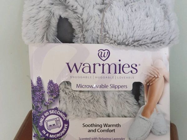 Warmies Microwavable Slippers / BRAND NEW