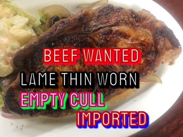 All cull & poor quality cattle
