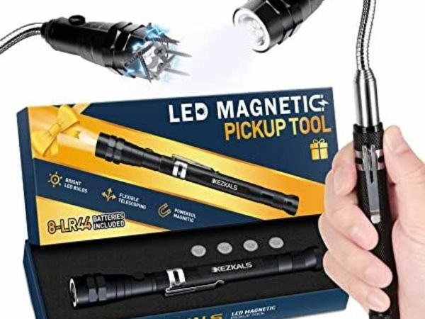 Gifts for Men Fathers Day, Telescopic Magnetic Multi Tool with LED