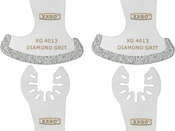 XXGO 4 Pcs Oscillating Multi Tool Diamond Segment Swing Grit Grout Blades XG4001SU