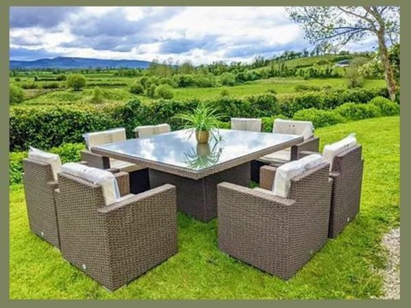Outdoor rattan garden furniture