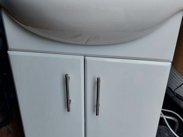 Sink c/w cabinet & Tap