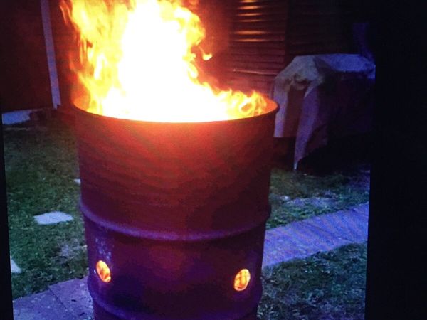 Burning  barrels