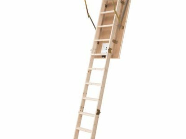 3-Sections Insulated Timber Loft Ladder Kit 2.77m (972FH)