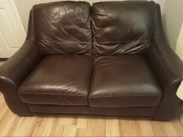Real leather couch
