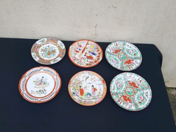 By post only 6 china sides plates