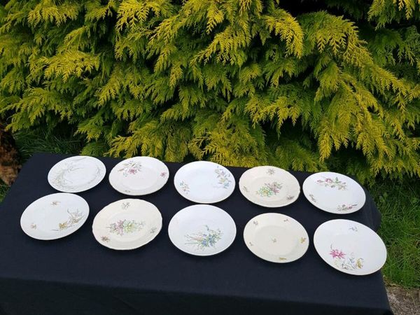 By post only 10 china sides plates