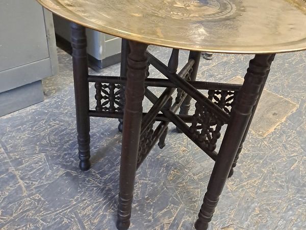 Antique Indian tray table