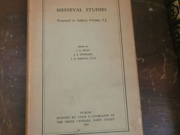 Medieval studies Aubrey Gwynn