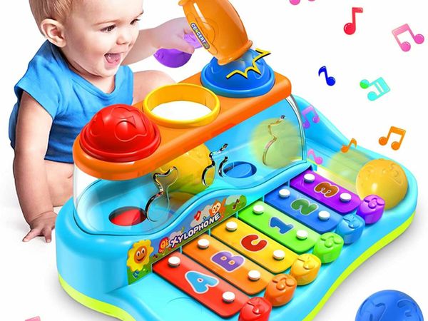 Yerloa Baby Xylophone for 1 Year Old with Balls Hammer