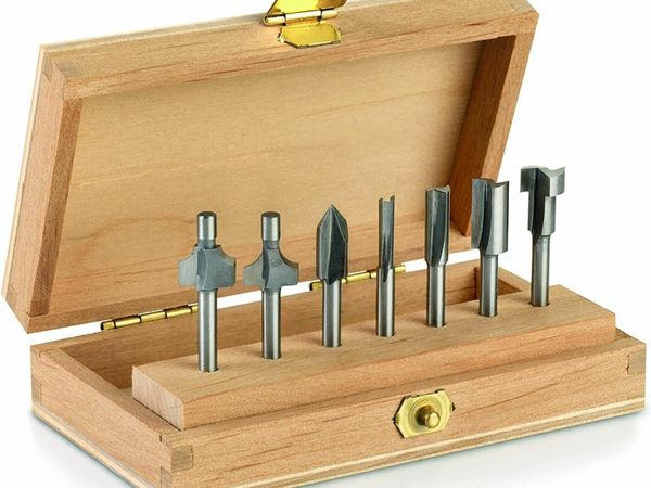 Dremel 660 Router Bit Set, 7 Multipurpose Router Bits for Rotary Tools