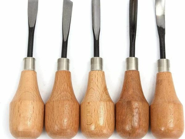 Working Tool Hand Carving Chisels Carving Spoons Bowls Set DIY Tools