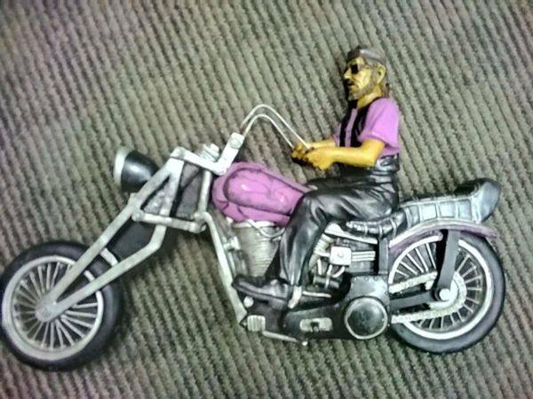 Biker for a wall man cave