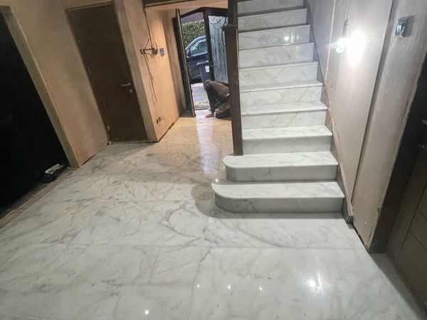 marble stairs bullnose finish pure natural stone