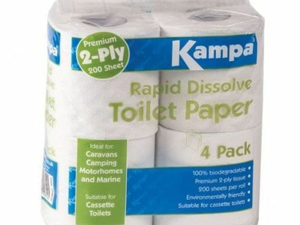 Camping Toilet Paper - Quick Dissolve for Camping