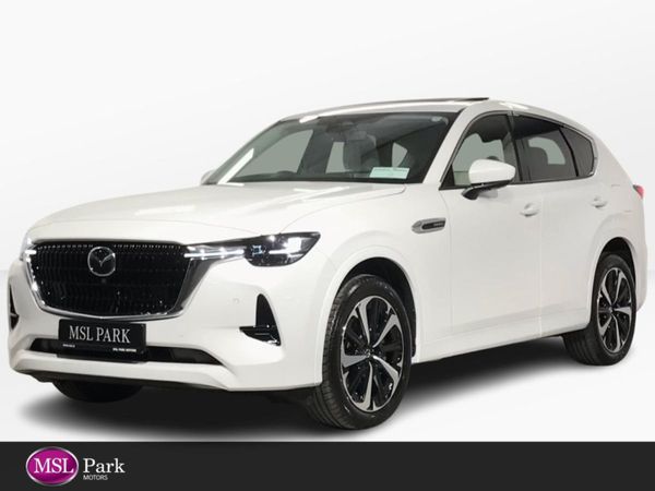 Mazda CX-60 SUV, Petrol Plug-in Hybrid, 2024, White