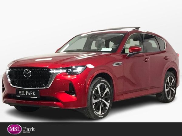 Mazda CX-60 SUV, Petrol Plug-in Hybrid, 2025, Red