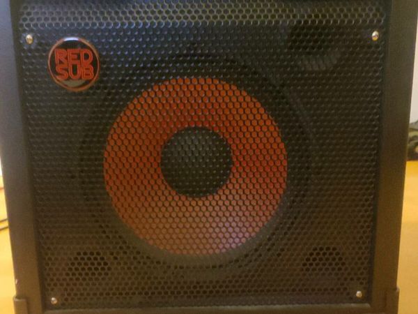RedSub BP80 plus bass amp
