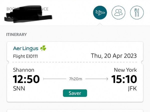 Flights to new york from shannon