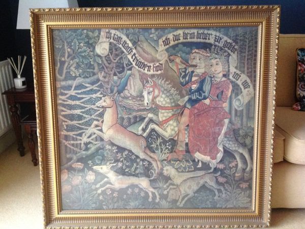 Antique artwork, tapestry print