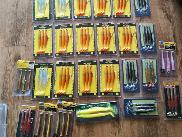 Sidewinder type lures for cod,ling, Pollock etc...