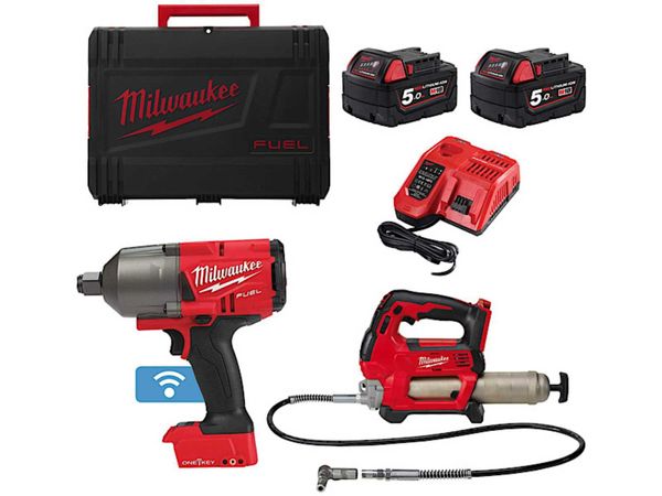 Milwaukee impact and grease gun hot sale