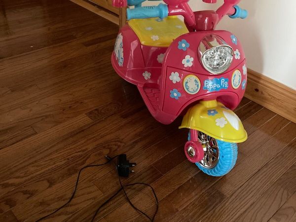 Peppa pig electric deals trike