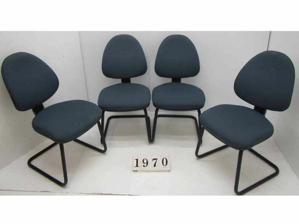 Set of four budget office chairs.   #1970