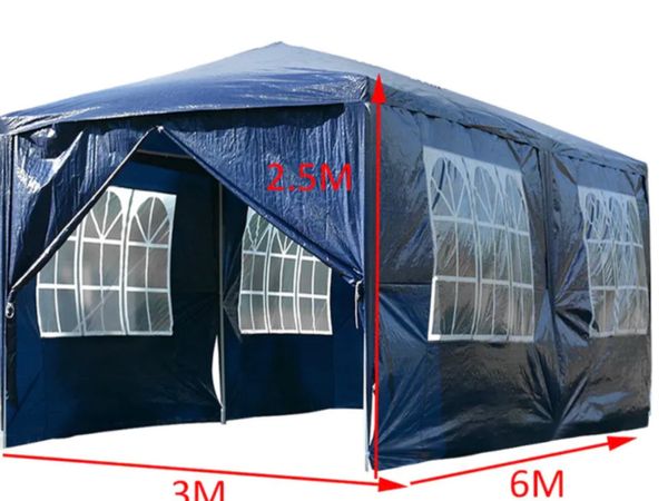 3x6 Metre Marquee Gazebo with Sides Waterproof NEW