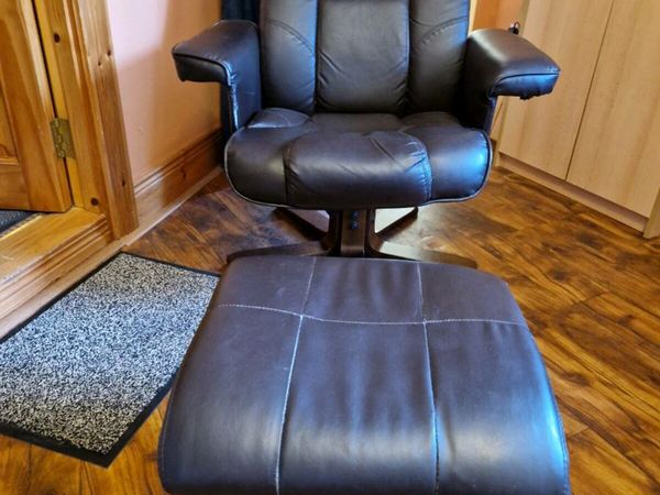 Reclining Armchair with Footstool