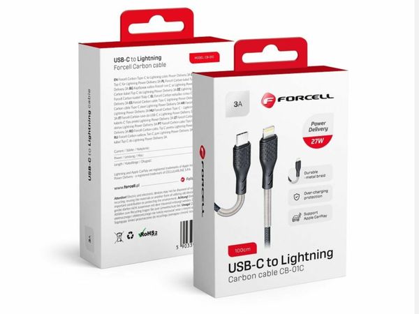 FORCELL Charging Cable Type C to Lightning PD27W