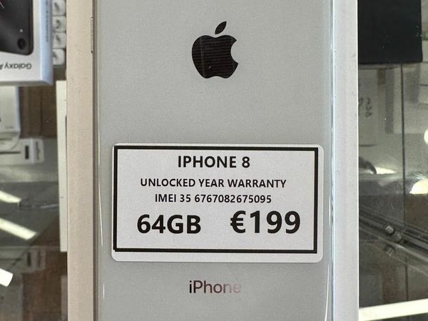 iPhone 8 1 year warranty 64GB unlocked