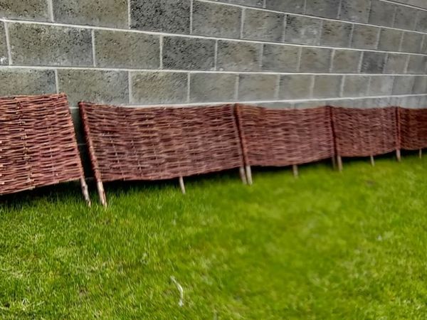 wicker fence garden fence panels
