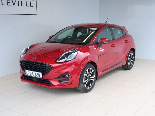 Ford Puma MPV, Petrol Hybrid, 2023, Red