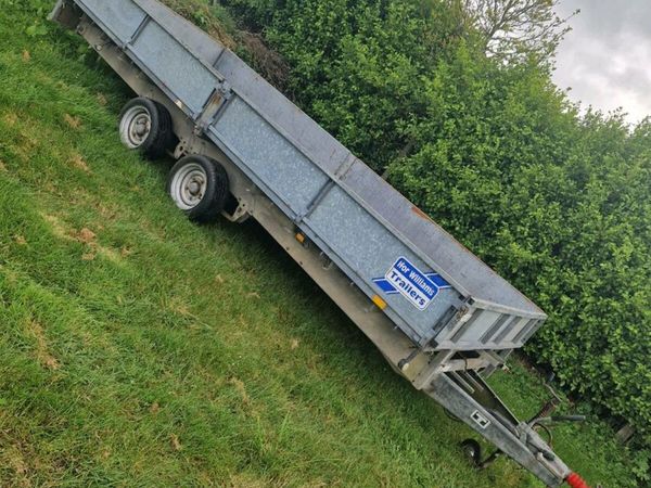 16x6ft6 ifor Williams dropside trailer