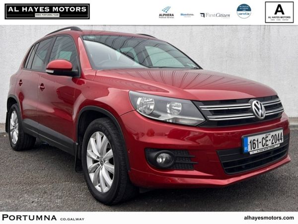 Volkswagen Tiguan SUV, Diesel, 2016, Red