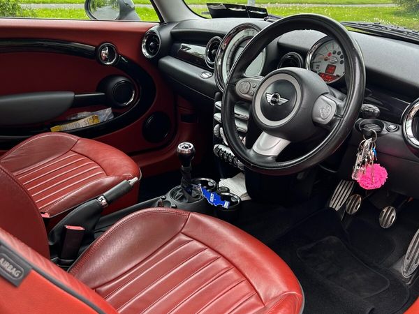 Mini Cooper S Gold and Black with red interior