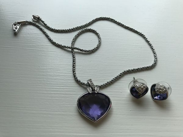 Swarovski Necklace and Earrings