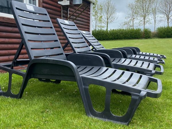 Sun loungers brand new UV protected