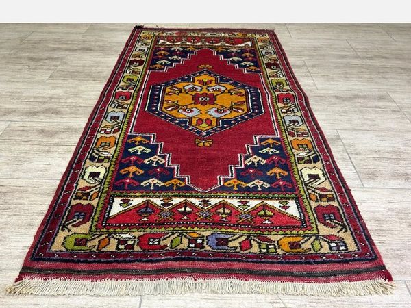 Antique Yahali Anatol hand knotted rug