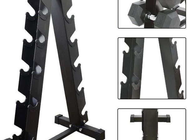 6 Tier Dumbbell Storage A Frame