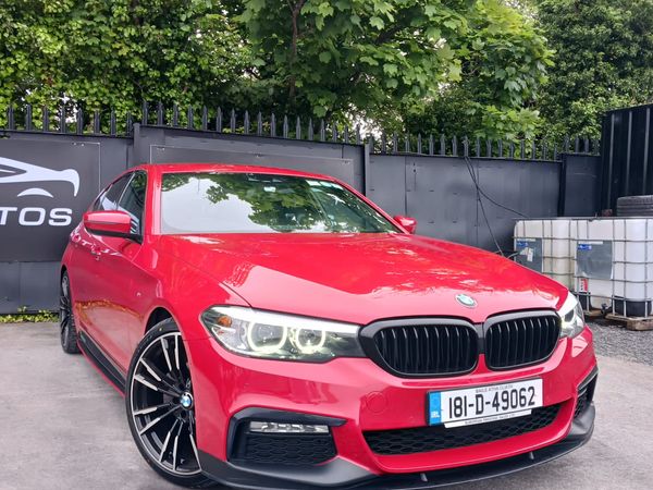 BMW 5-Series Saloon, Diesel, 2018, Red