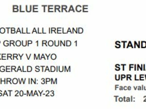 Kerry v Mayo Tickets