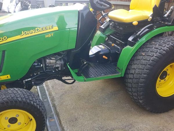 Compact tractor. With new Fleming finish mower